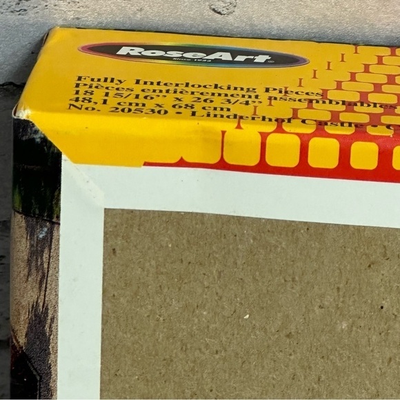 Puzzle Linderhof Castle 1000 Piece Jigsaw Puzzle RoseArt Vintage Sealed NEW - Picture 8 of 8